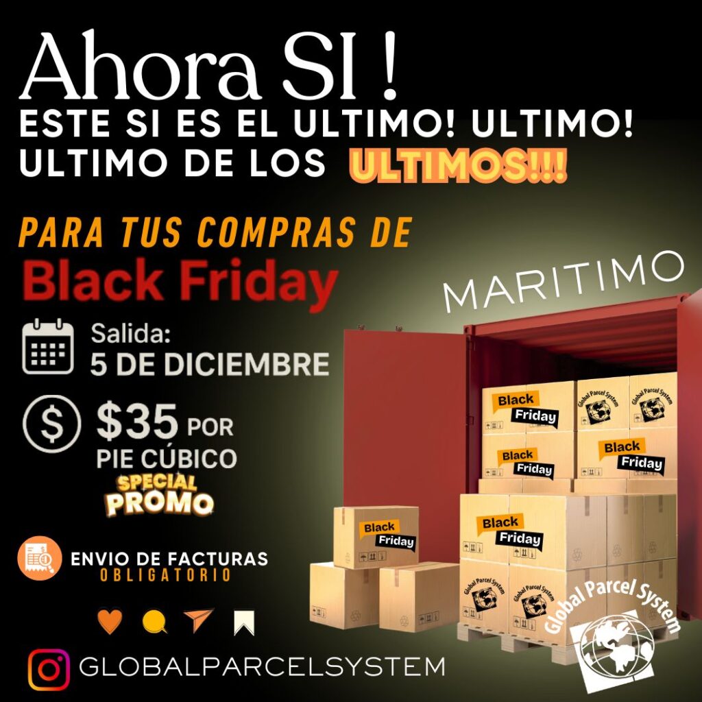 Envío Marítimo a Venezuela – Último Contenedor del Año | Global Parcel System